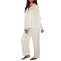 Women's Long Silk Pyjama Set - Starlight