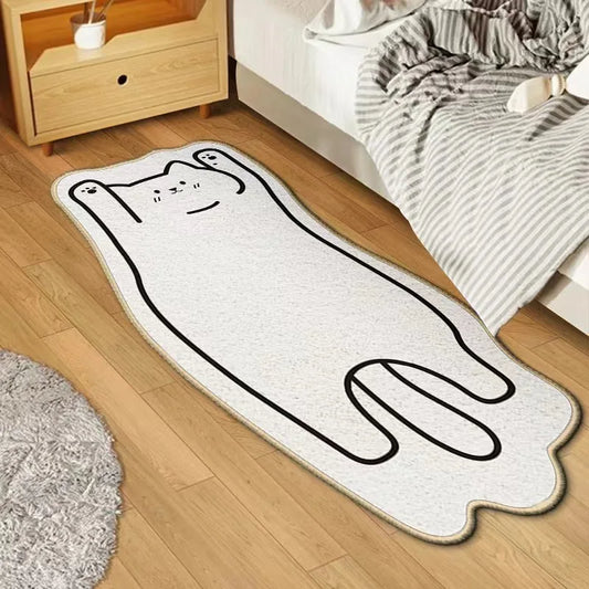 Decorative Animal Print Cashmere-Style Rug