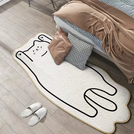 Decorative Animal Print Cashmere-Style Rug