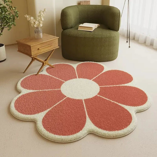 Decorative Flower-Shaped Rug