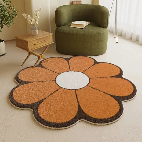 Decorative Flower-Shaped Rug