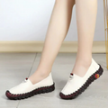 Leather Orthopaedic Flat Shoe with Non-Slip Sole