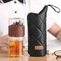 Double Glass Tea Infuser Bottle with Filter | GreenSip