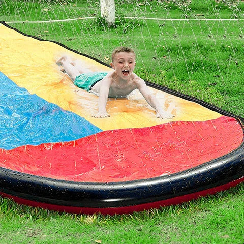 Fun Water Splash Slide