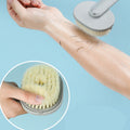 Ergonomic Bath Brush with Long Handle and Reservoir