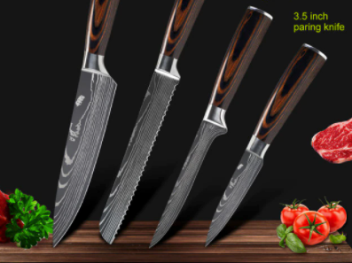 Chef's Knife Forged in High-Quality Steel