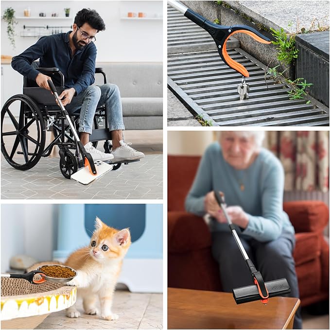 Multifunctional Extendable Magnetic Claw Grabber Tool