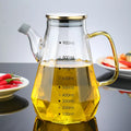 Glass Bottle with Handle and Lid