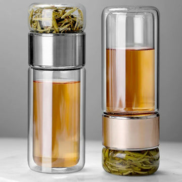 Glass Tea Bottle with Infuser - EcoTea