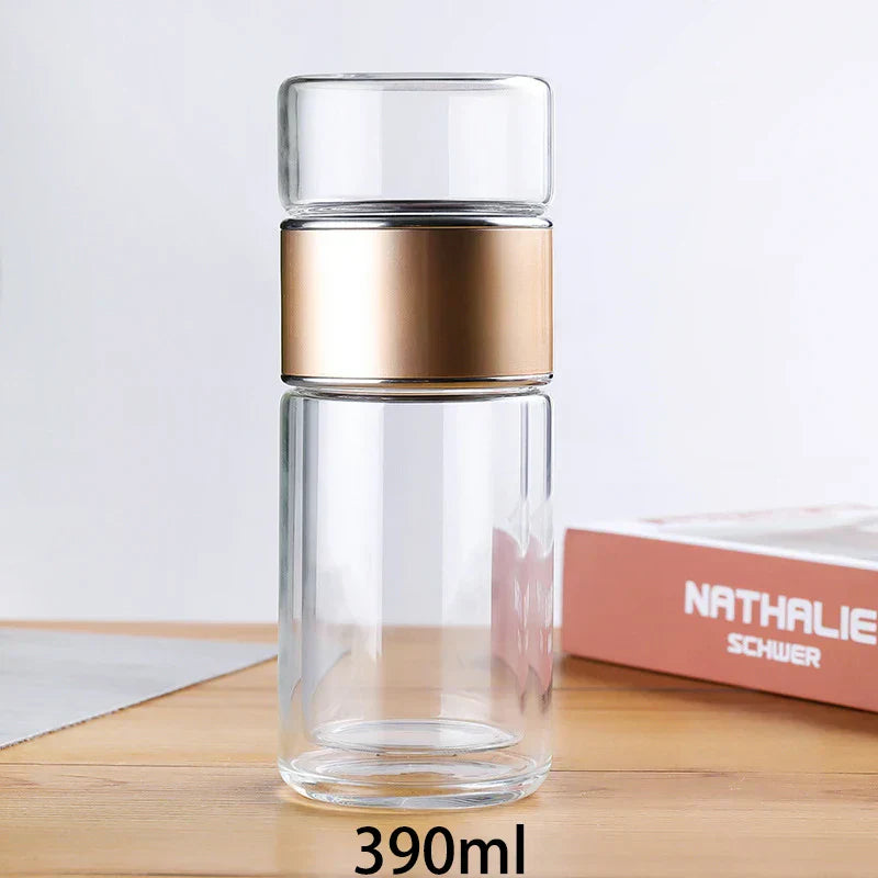 Glass Tea Bottle with Infuser - EcoTea
