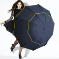 Windproof Double Folding Umbrella - SkyShield