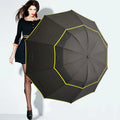 Windproof Double Folding Umbrella - SkyShield