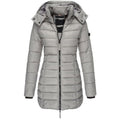 Women's Long Hooded Puffer Jacket - WinterGlam