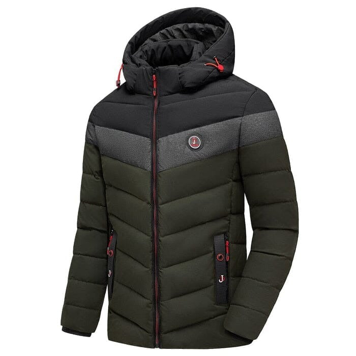 Men's Hooded Thermal Cotton Jacket - ArcticGuard