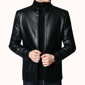 Michigan Elegant Men's Leather Jacket