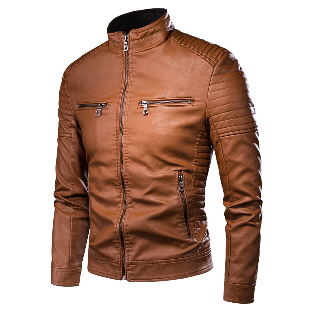Elegant Leather Jacket - ClassyJacket