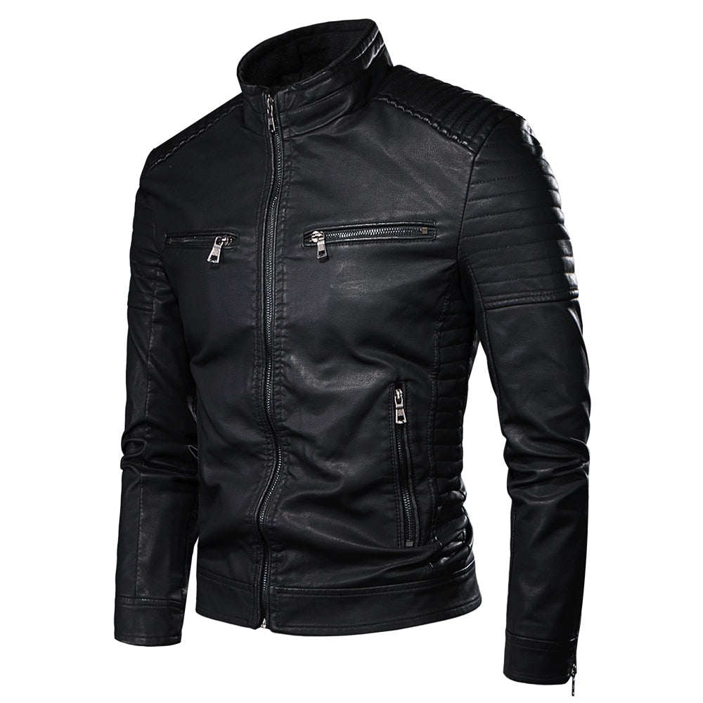 Elegant Leather Jacket - ClassyJacket