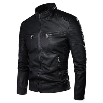 Elegant Leather Jacket - ClassyJacket