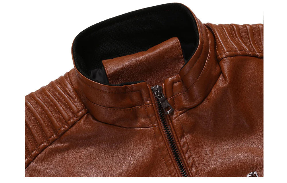 Elegant Leather Jacket - ClassyJacket