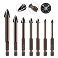 Kit of 7 Indestructible Universal Max Drill Bits