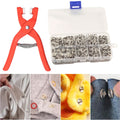 Snap Fastener Pliers Kit + 400 Press Studs - SnapFix