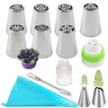 Flower-Shaped Piping Nozzle Set