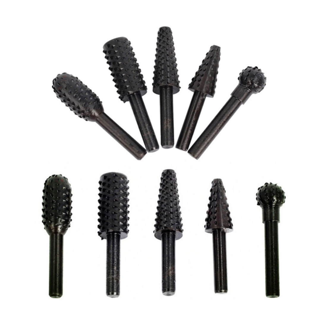 Complete Rotary Drill Bit Kit - 5 Pieces