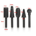 Complete Rotary Drill Bit Kit - 5 Pieces