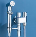 Complete Handheld Bidet Sprayer Kit with Cistern T-Valve