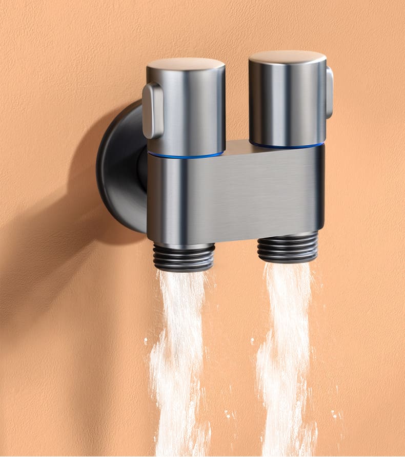 Complete Handheld Bidet Sprayer Kit with Cistern T-Valve