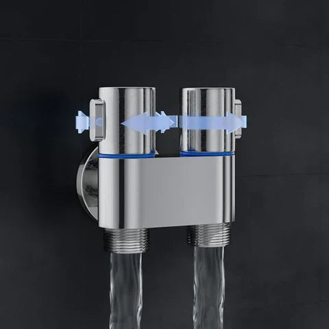 Complete Handheld Bidet Sprayer Kit with Cistern T-Valve