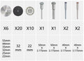 Diamond Cutting Disc Kit - 42 Pieces