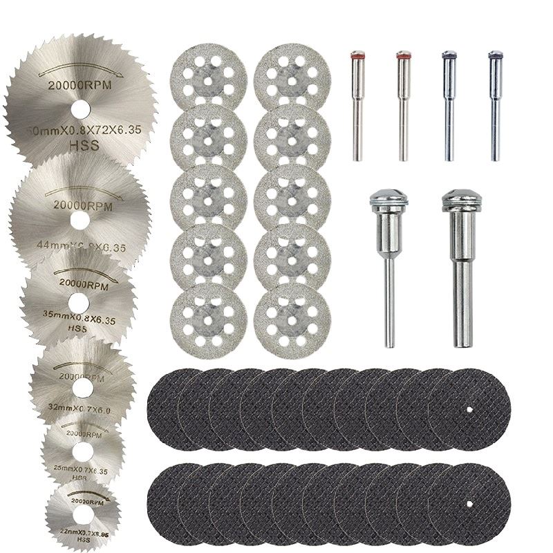 Diamond Cutting Disc Kit - 42 Pieces