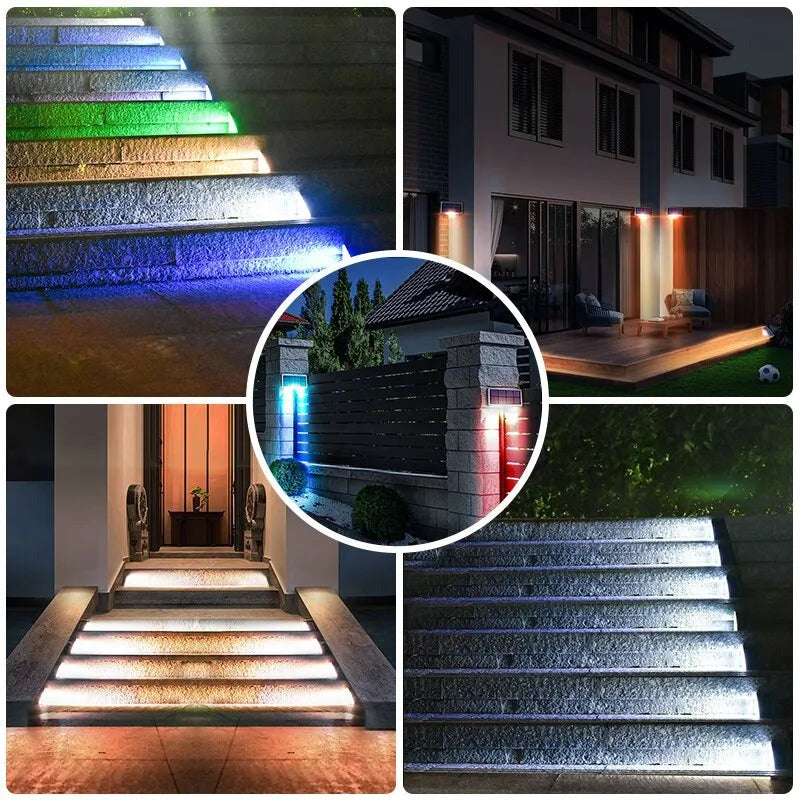 Waterproof Solar LED Outdoor Step Light Kit - StepGlow