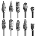 10-Piece Rotary Burr Bit Set