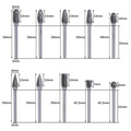 10-Piece Rotary Burr Bit Set