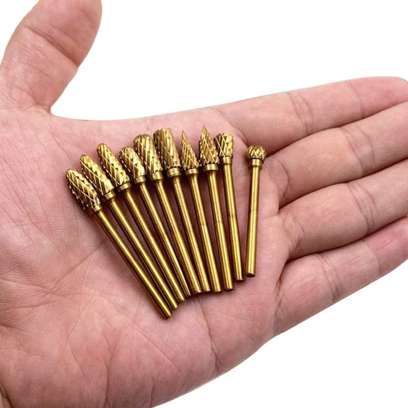Set of 10 Multipurpose Professional Rotary Files