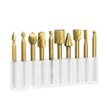 Set of 10 Multipurpose Professional Rotary Files
