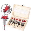 Kit of 5 Steel Wood Drill Bits