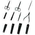 Professional Men's Stainless Steel Manicure Kit