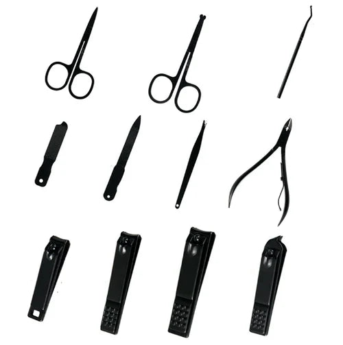 Professional Men's Stainless Steel Manicure Kit