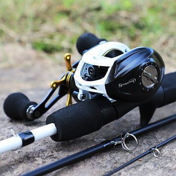 Premium Baitcasting Reel Kit 10 Bearings + Premium Rod