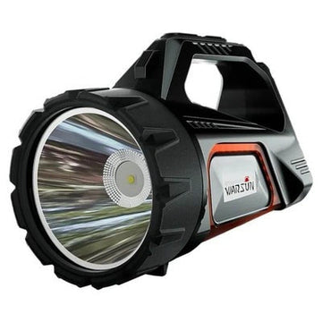 Rechargeable Solar-Powered Torch with Built-In Power Bank