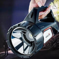 Rechargeable Solar-Powered Torch with Built-In Power Bank