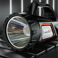 Rechargeable Solar-Powered Torch with Built-In Power Bank