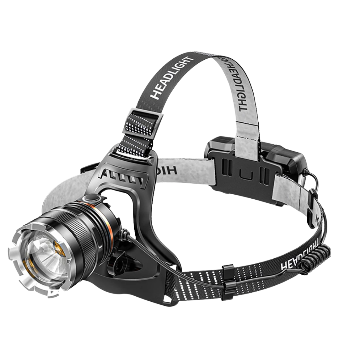 Super Powerful Zoom Head Torch - USB Rechargeable