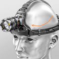 Super Powerful Zoom Head Torch - USB Rechargeable
