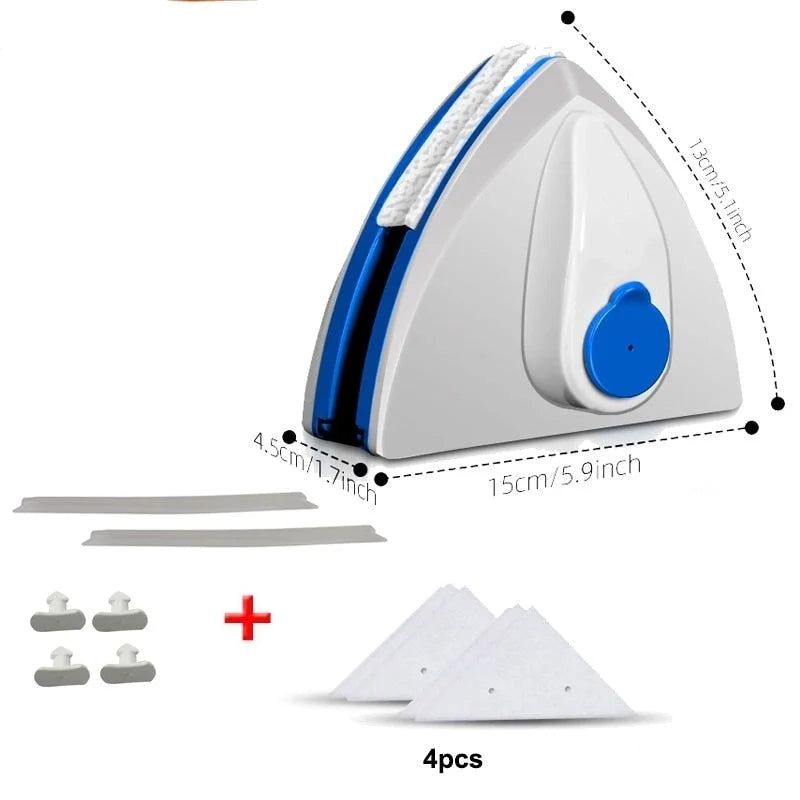 Double-Sided Magnetic Window Cleaner - Glass Master