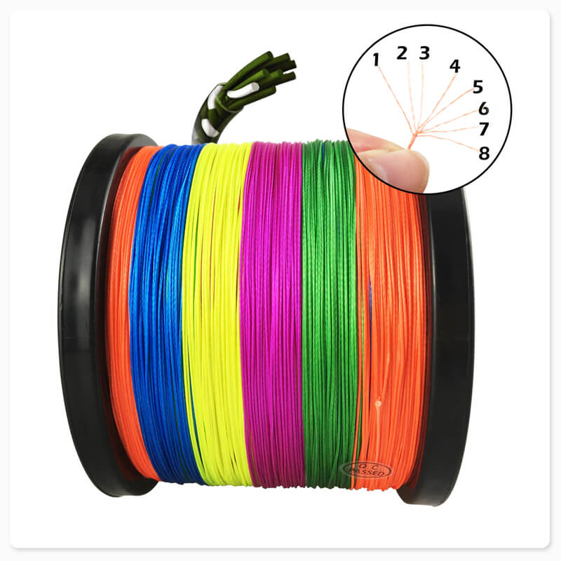 JOF 8-Strand Multifilament Fishing Line 300 Metres