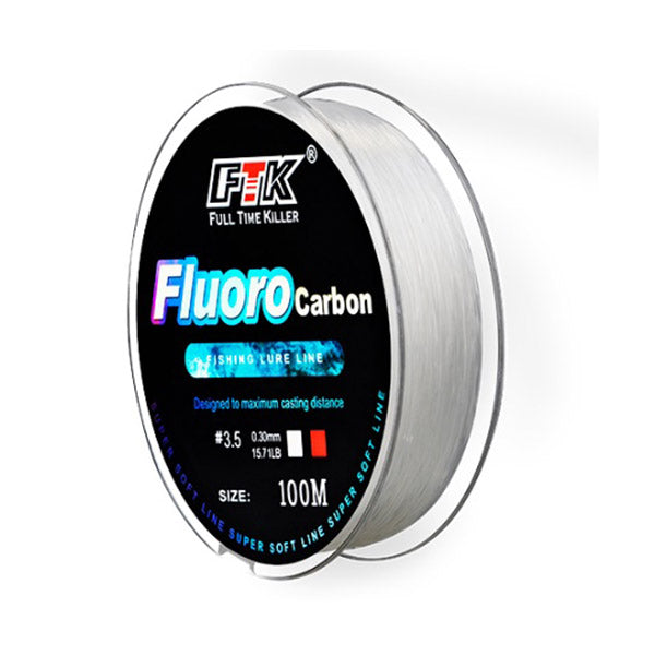Premium Invisible Fluorocarbon Fishing Line 100 Metres